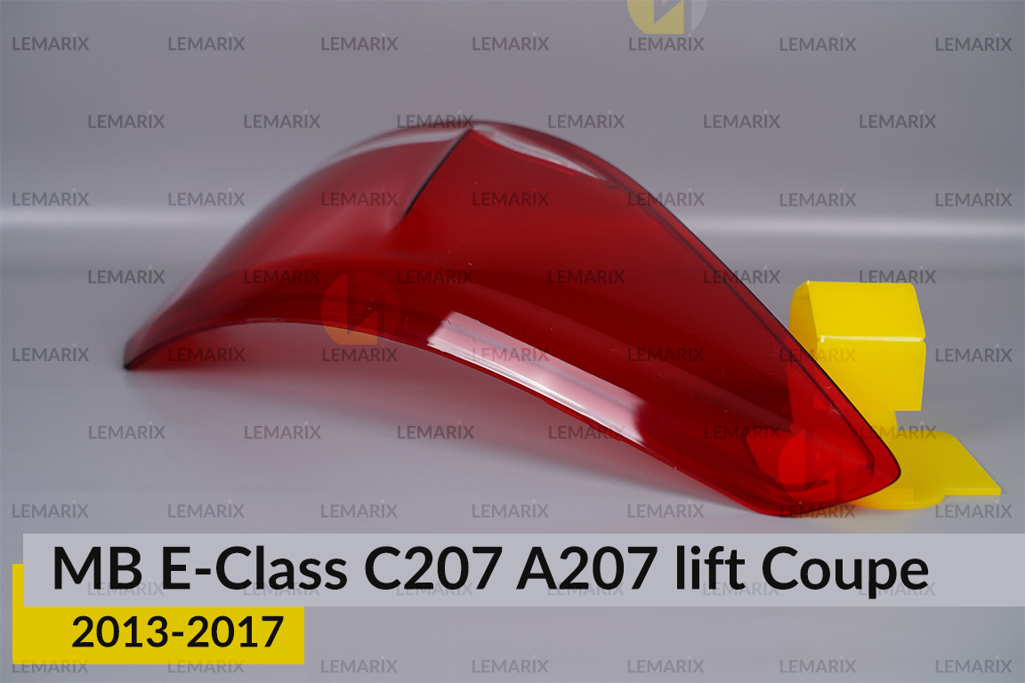 Скло заднього ліхтаря зовнішнє в крилі Mercedes-Benz E-Class C207 A207 Coupe (2013-2017) рест ліве