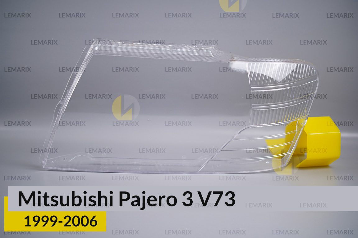 Скло фари Mitsubishi Pajero 3 V73 (1999-2006) ліве