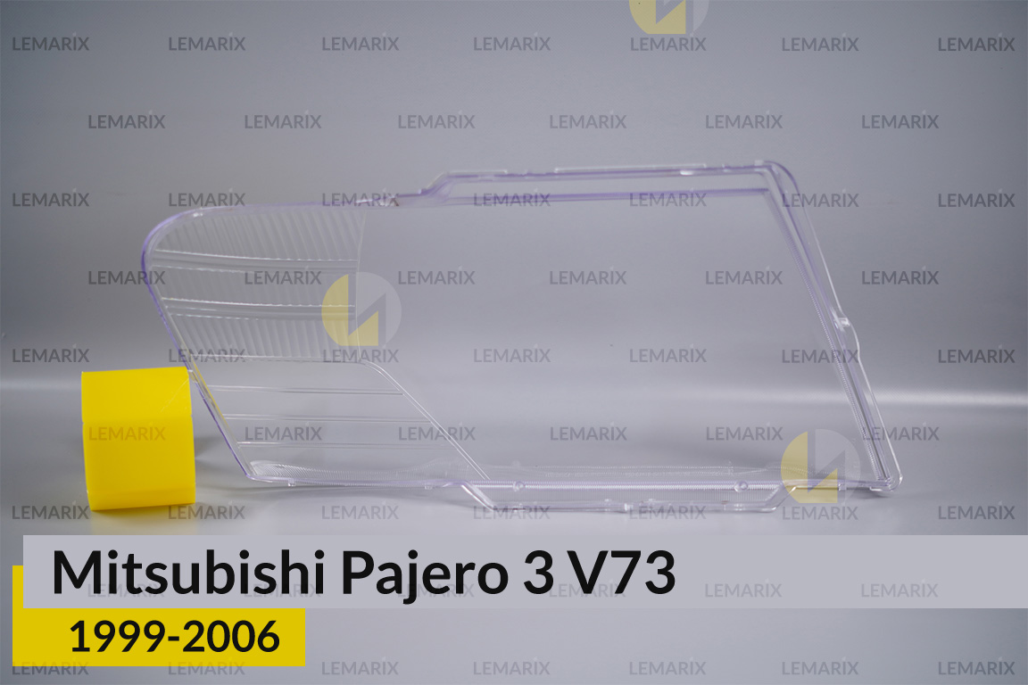 Скло фари Mitsubishi Pajero 3 V73 (1999-2006) ліве