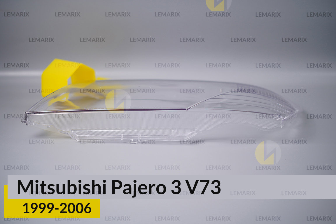 Скло фари Mitsubishi Pajero 3 V73 (1999-2006) ліве
