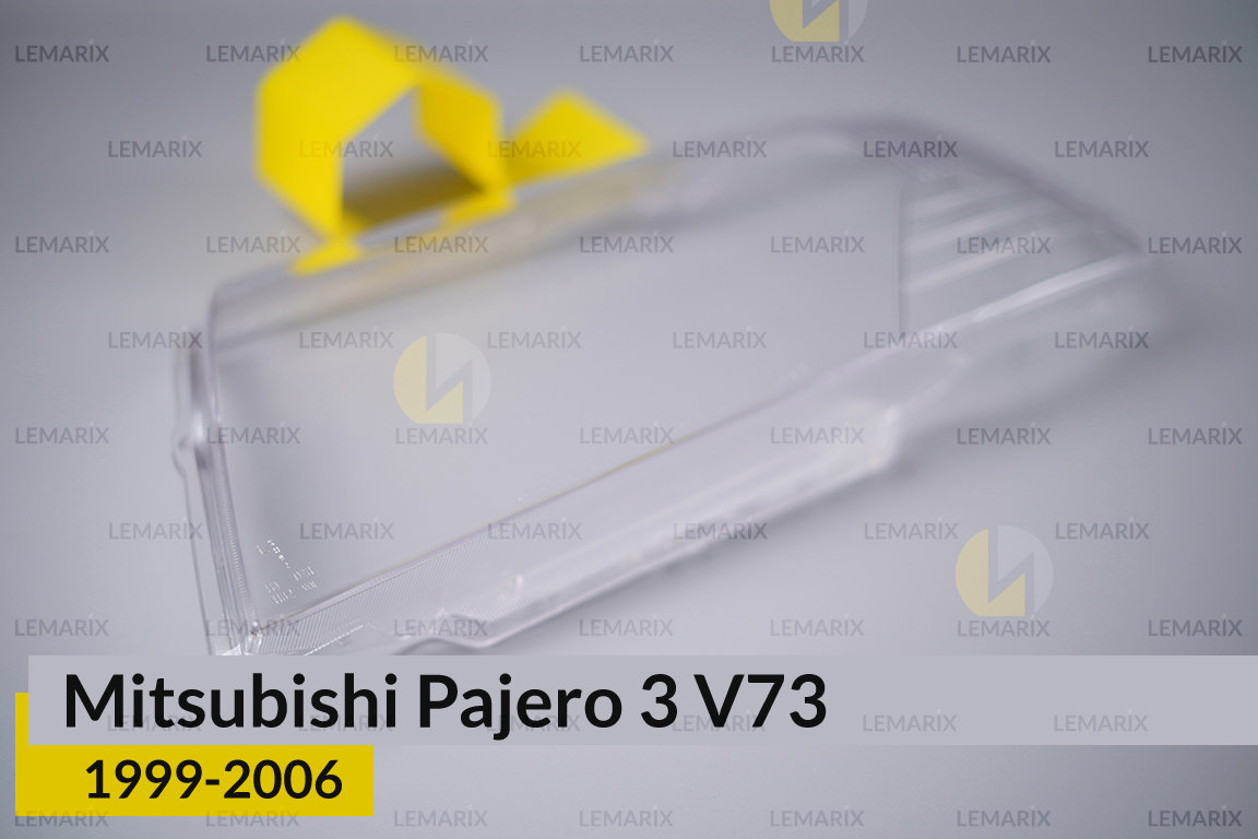 Скло фари Mitsubishi Pajero 3 V73 (1999-2006) ліве