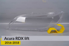 Скло фари Acura RDX (2016-2018) рест ліве