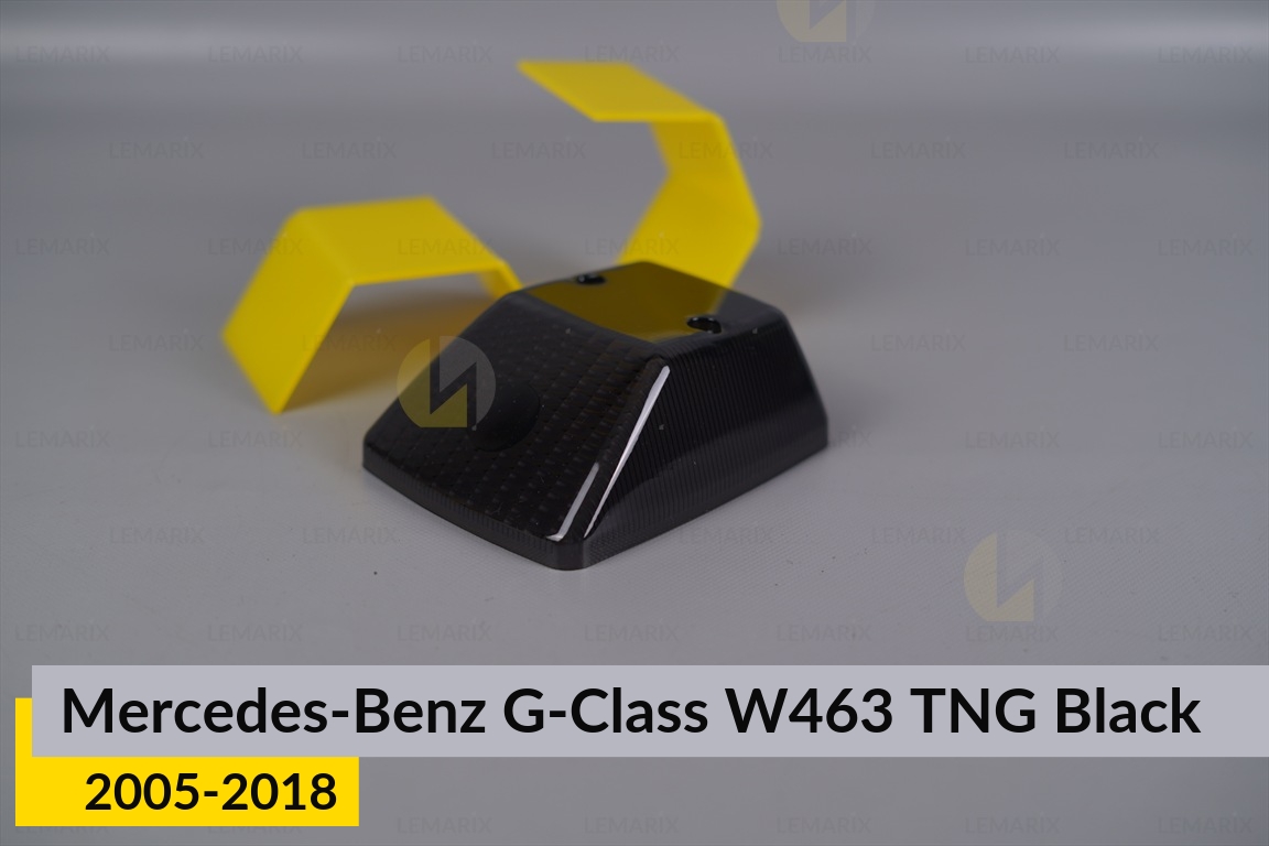 Скло переднього повторювача поворотів Mercedes-Benz G-Class W463 TNG Black (2005-2018) ліве/праве