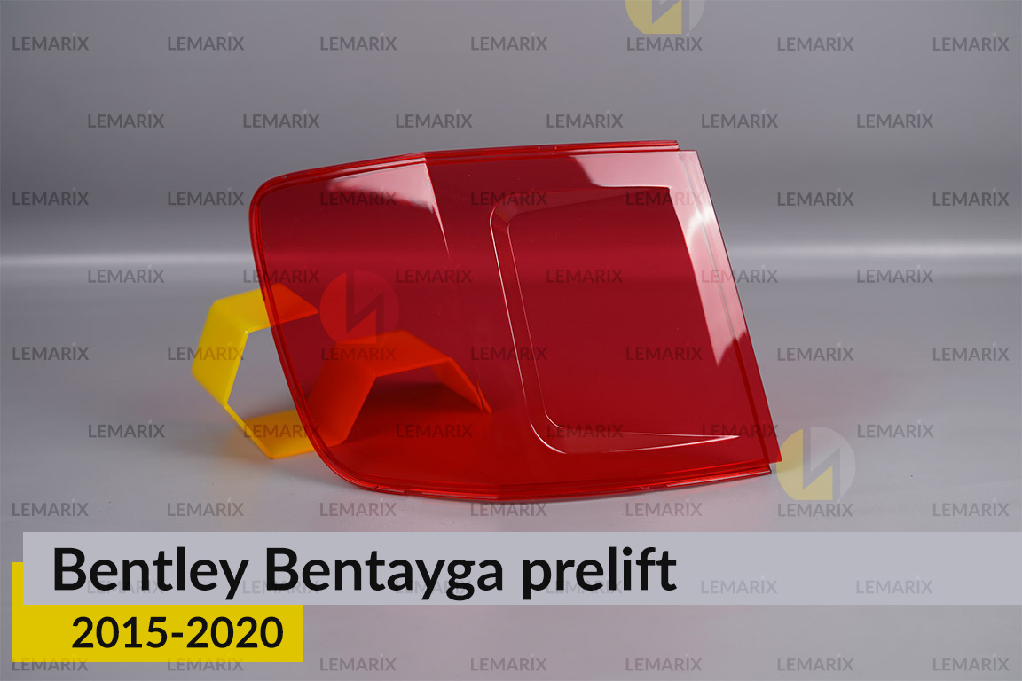 Скло заднього ліхтаря зовнішнє в крилі Bentley Bentayga (2015-2020) дорест ліве
