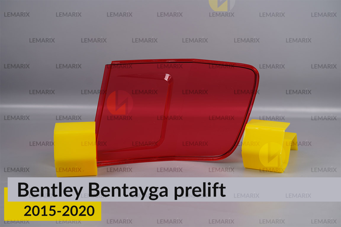 Скло заднього ліхтаря зовнішнє в крилі Bentley Bentayga (2015-2020) дорест ліве