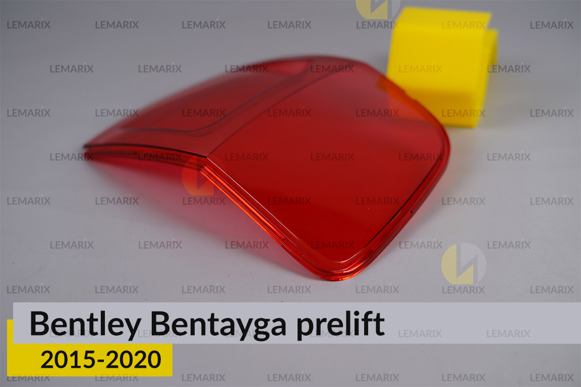 Скло заднього ліхтаря зовнішнє в крилі Bentley Bentayga (2015-2020) дорест ліве