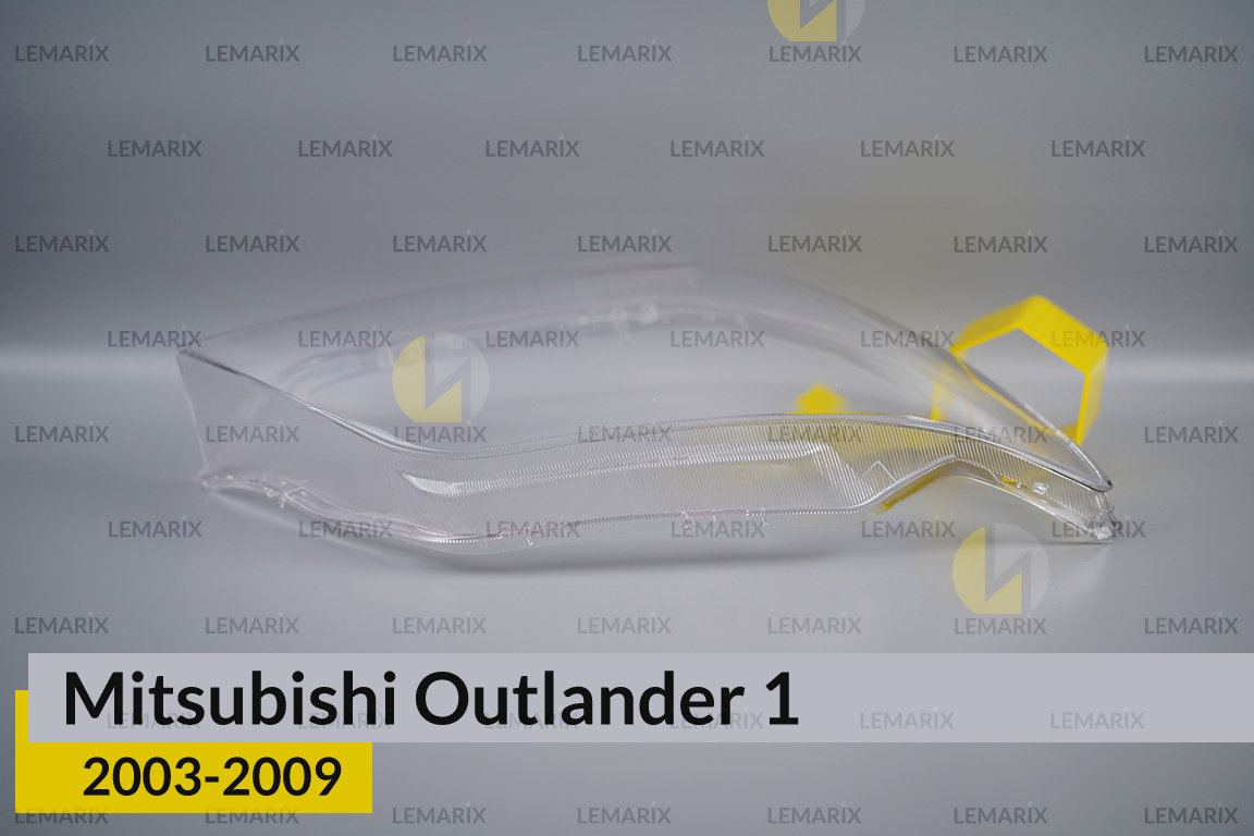 Скло фари Mitsubishi Outlander 1 (2003-2009) праве