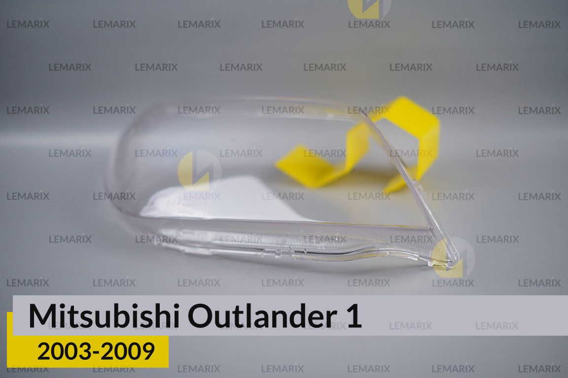 Скло фари Mitsubishi Outlander 1 (2003-2009) праве