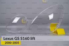 Стекло фары Lexus GS S160 (2000-2005) рест левое