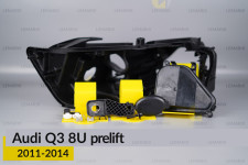 Сервисный комплект корпуса фар Audi Q3 8U (2011-2014) дорест левый