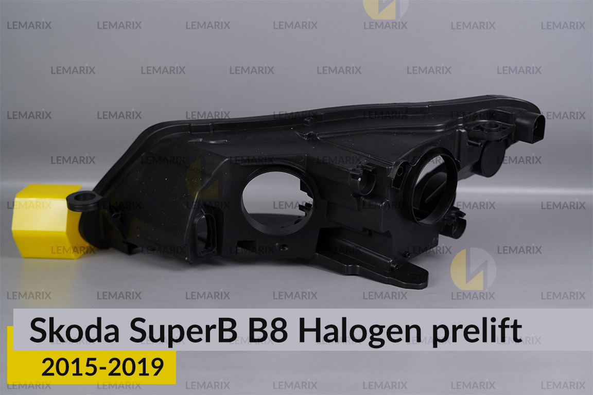 Корпус фари Skoda SuperB B8 Halogen (2015-2019) дорест правий