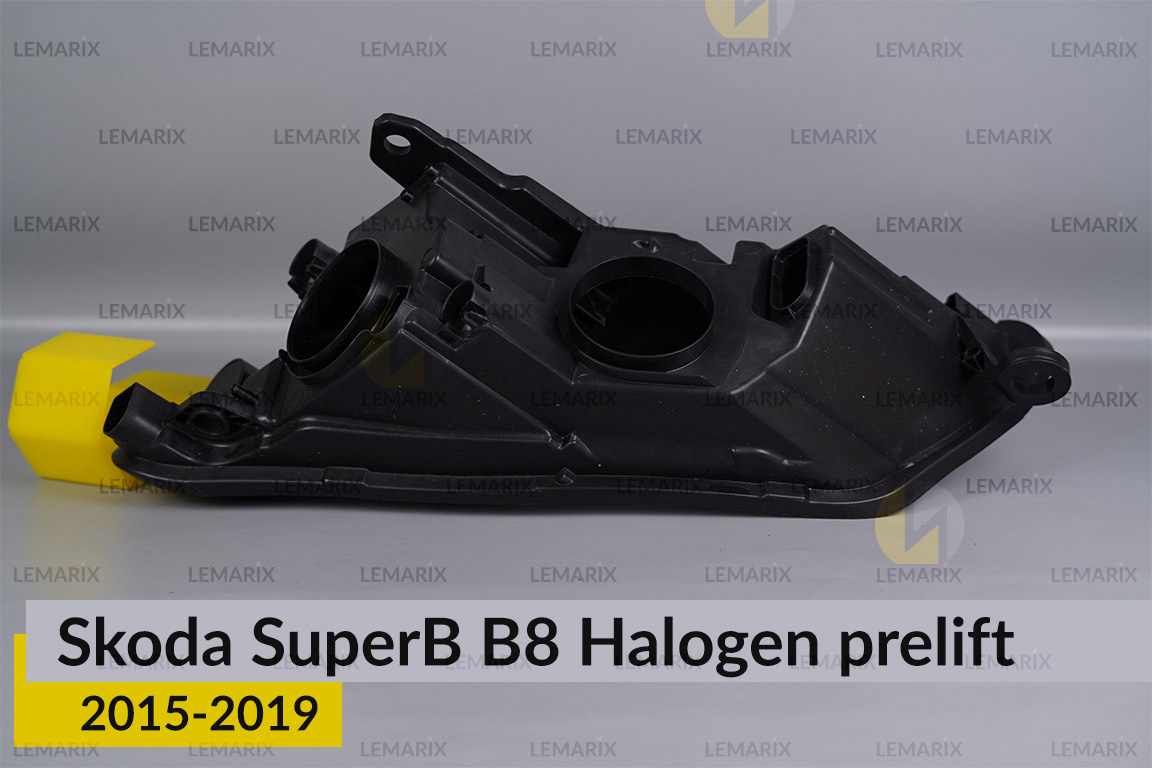 Корпус фари Skoda SuperB B8 Halogen (2015-2019) дорест правий