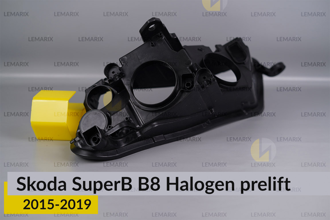 Корпус фари Skoda SuperB B8 Halogen (2015-2019) дорест правий