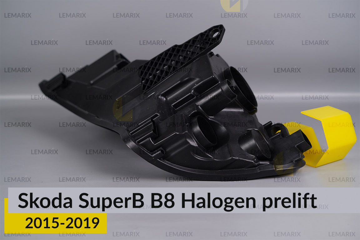 Корпус фари Skoda SuperB B8 Halogen (2015-2019) дорест правий