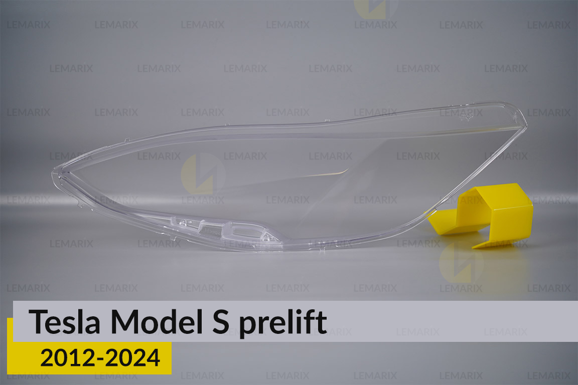 Скло фари Tesla Model S (2012-2016) дорест праве
