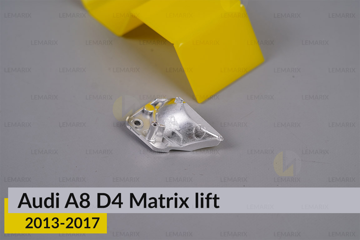 Хромована маска відбивача 2 Audi A8 D4 Matrix (2013-2017) рест ліва