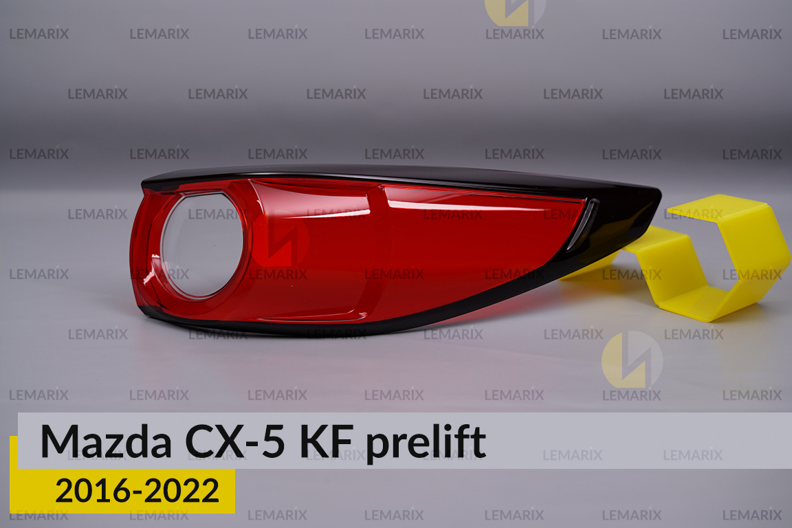Скло заднього ліхтаря зовнішнє в крилі Mazda CX-5 KF (2016-2022) дорест праве