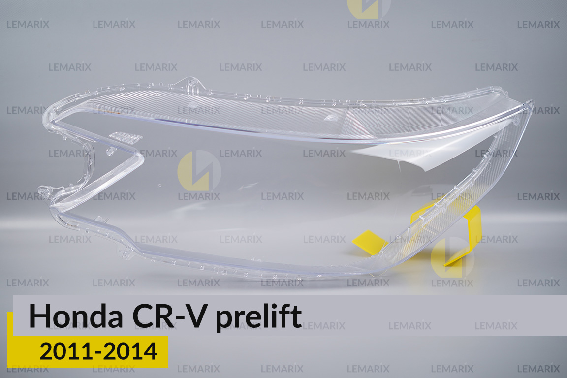 Скло фари Honda CR-V (2011-2014) дорест ліве