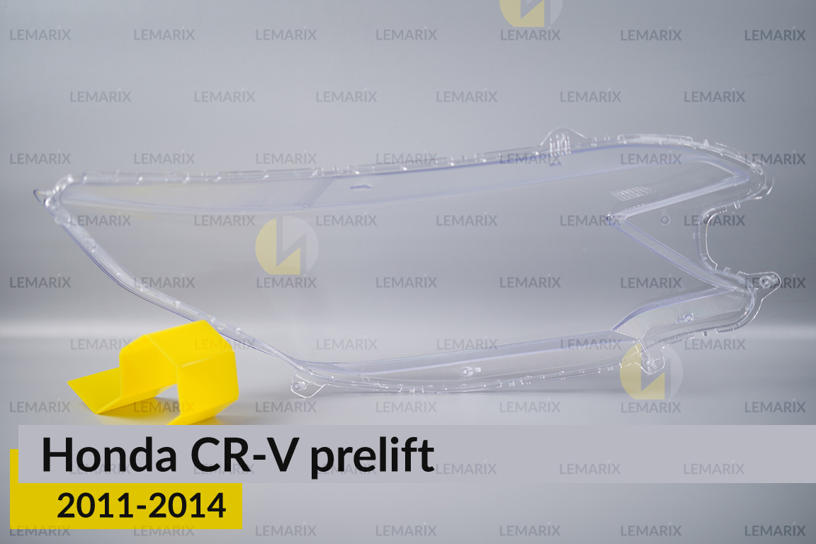 Скло фари Honda CR-V (2011-2014) дорест ліве