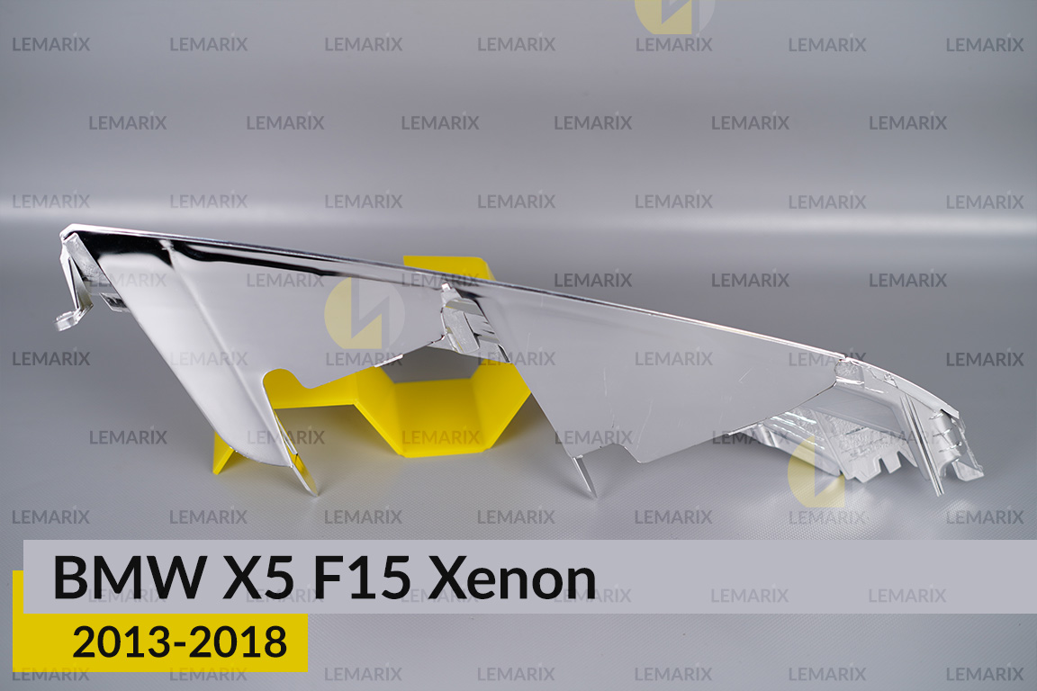 Хромована декоративна маска під світловод BMW X5 F15 Xenon (2013-2018) ліва