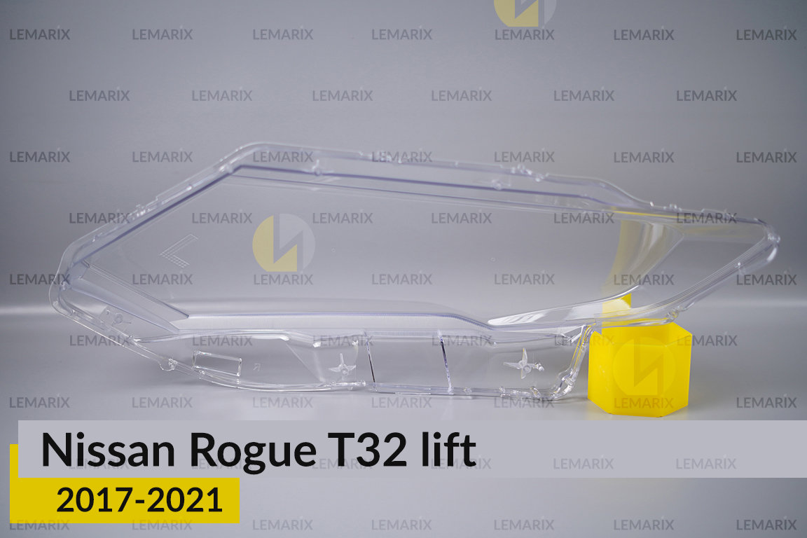 Скло фари Nissan Rogue T32 (2017-2021) рест праве