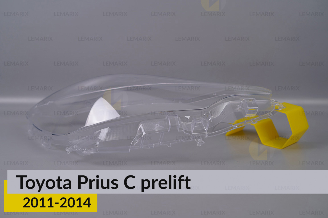 Скло фари Toyota Prius C (2011-2014) дорест праве