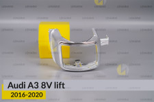 Хромована маска лінзи Audi A3 8V (2016-2020) рест права