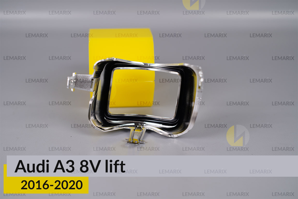 Хромована маска лінзи Audi A3 8V (2016-2020) рест права
