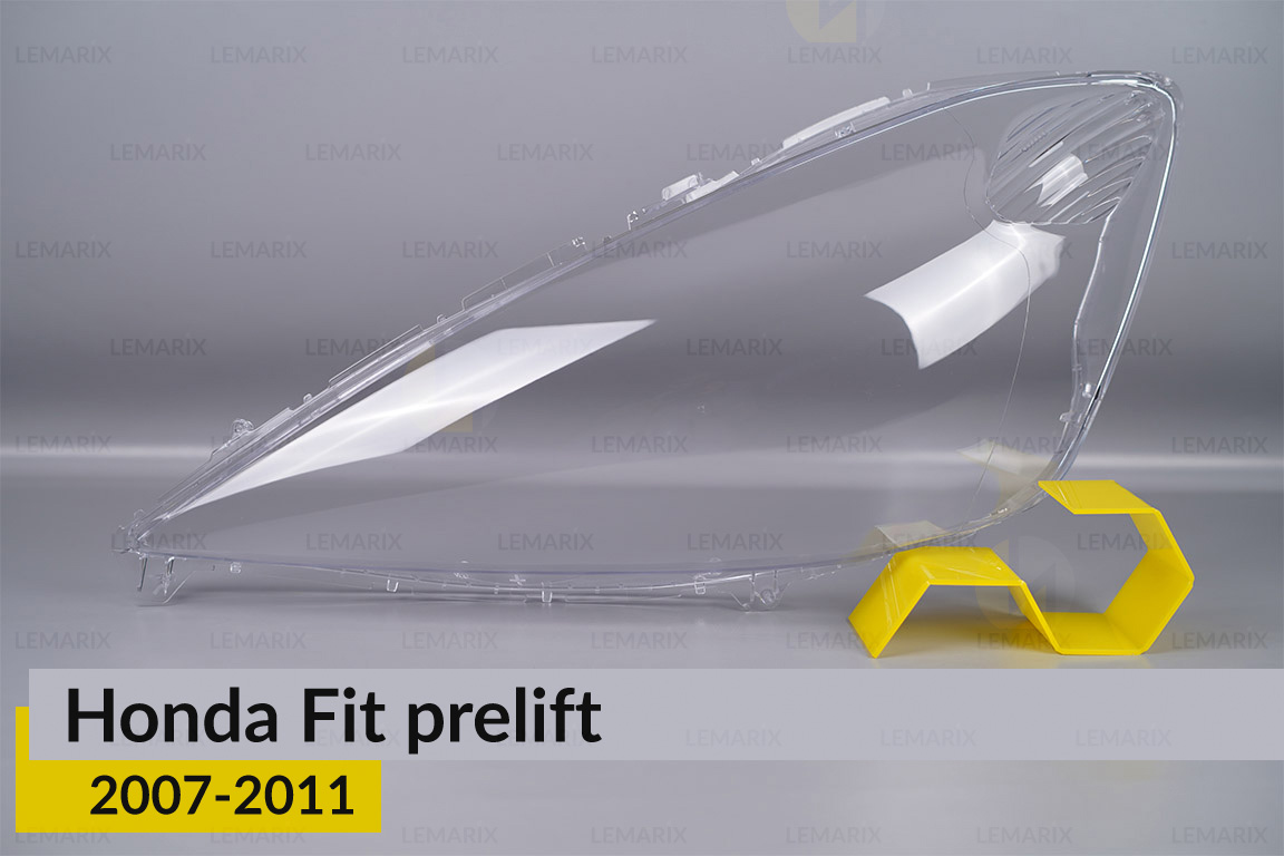 Скло фари Honda Fit (2007-2011) дорест ліве