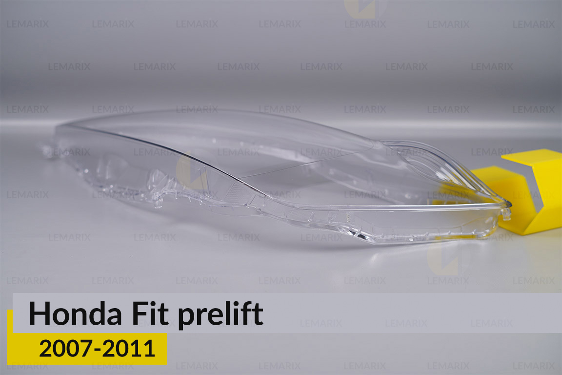Скло фари Honda Fit (2007-2011) дорест ліве