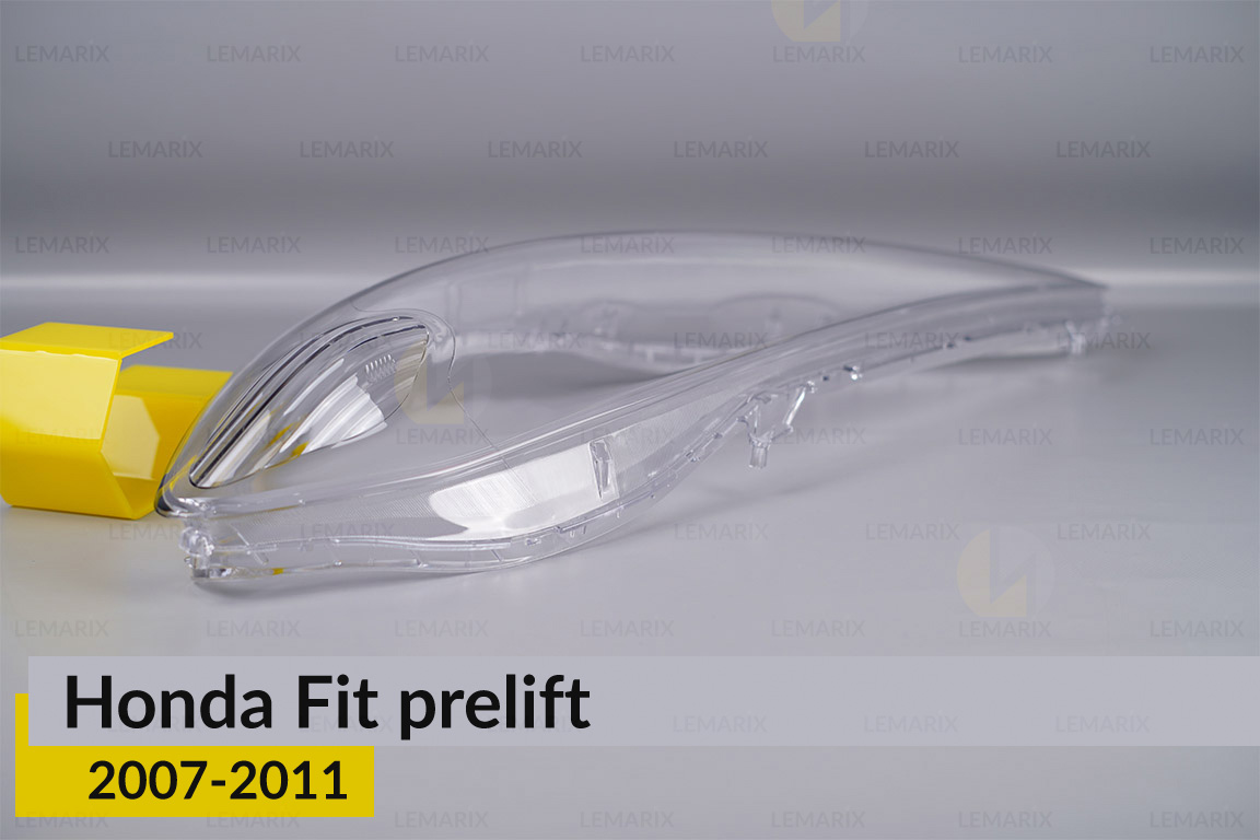 Скло фари Honda Fit (2007-2011) дорест ліве