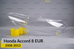 Скло фари Honda Accord 8 EUR (2008-2013) праве