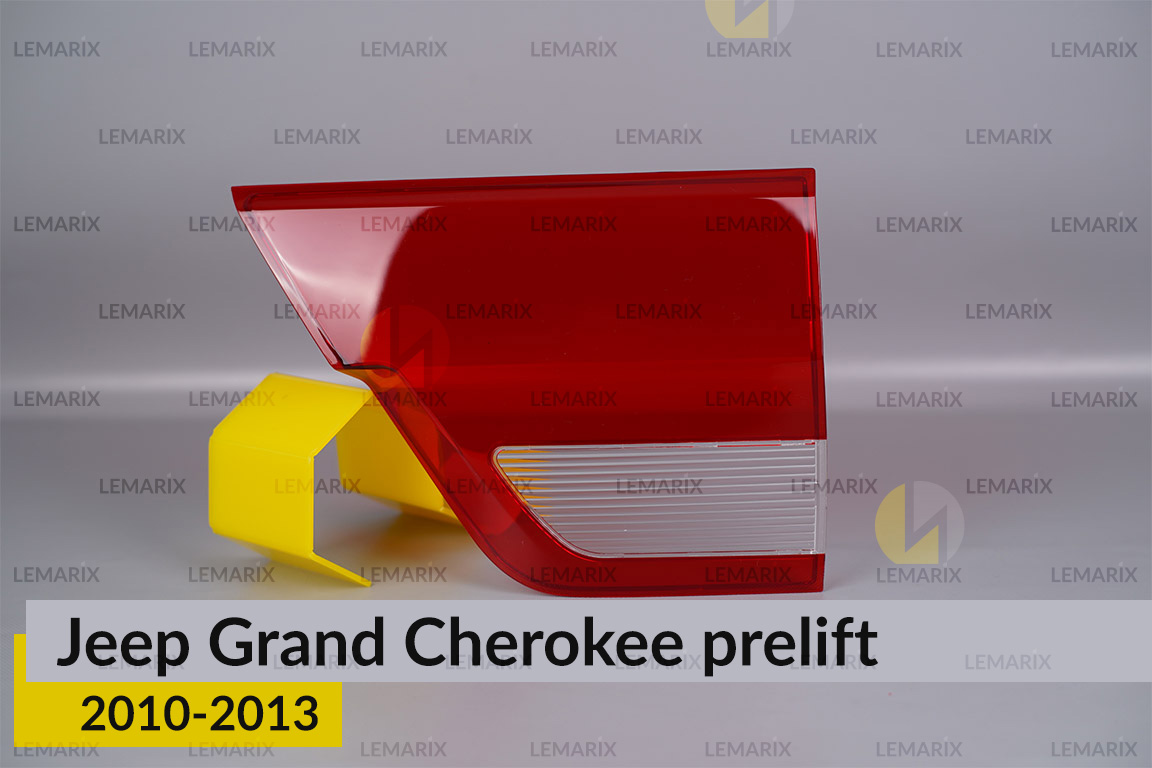 Скло заднього ліхтаря внутрішнє в кришці багажника Jeep Grand Cherokee (2010-2013) дорест праве