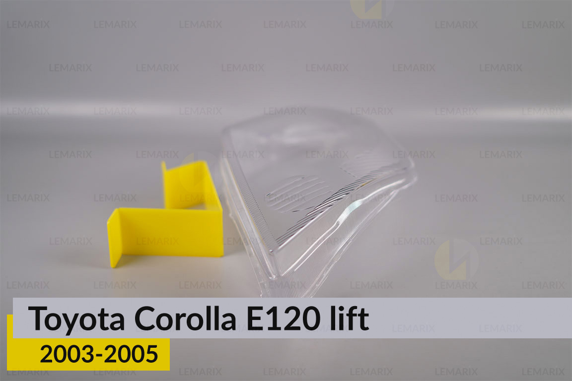 Скло фари Toyota Corolla E120 (2003-2005) 1 рест праве