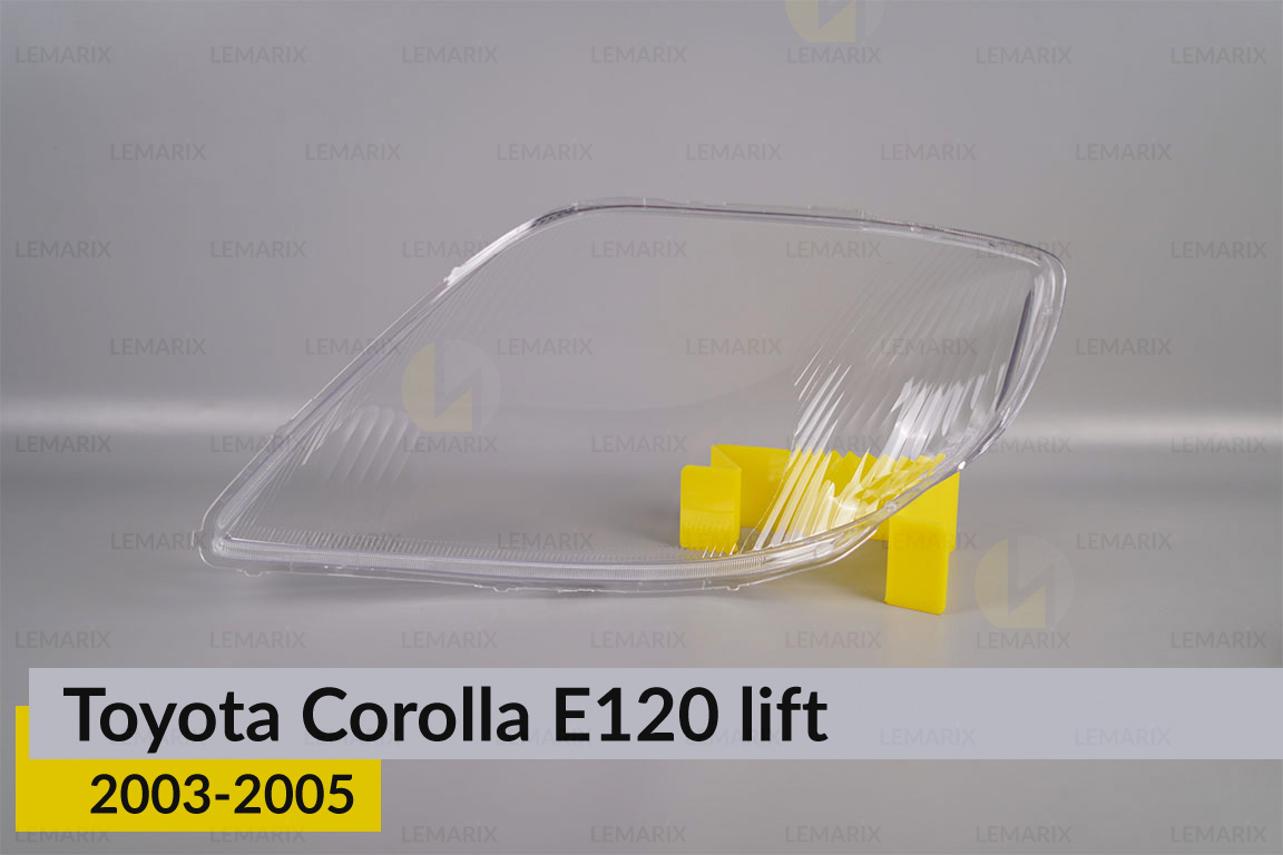 Скло фари Toyota Corolla E120 (2003-2005) 1 рест праве