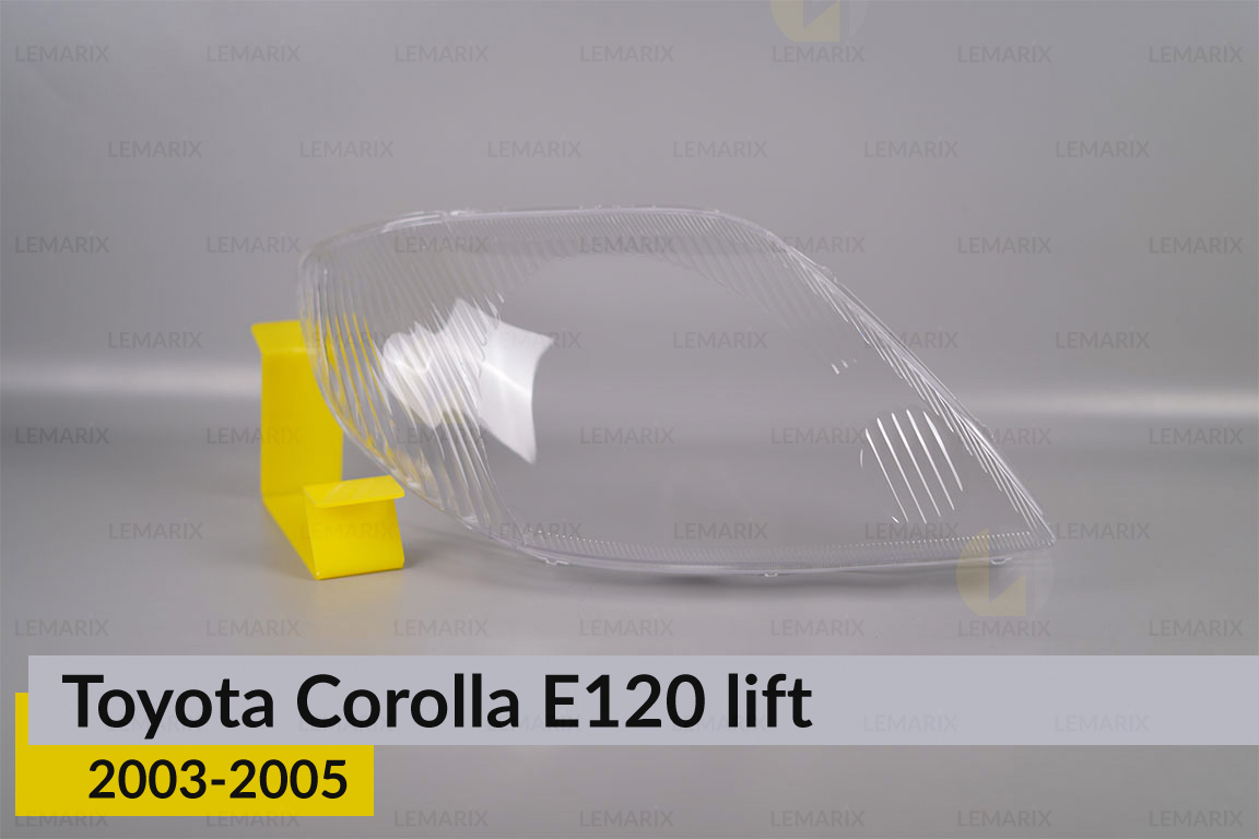 Скло фари Toyota Corolla E120 (2003-2005) 1 рест праве