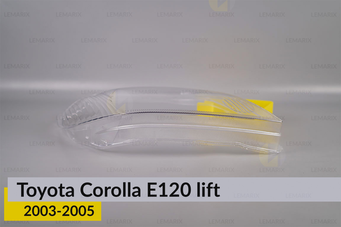 Скло фари Toyota Corolla E120 (2003-2005) 1 рест праве