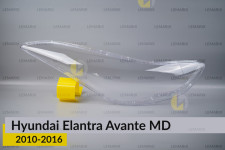 Скло фари Hyundai Elantra Avante MD (2010-2016) праве