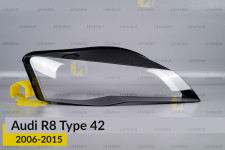 Стекло фары Audi R8 Type 42 (2006-2015) правое
