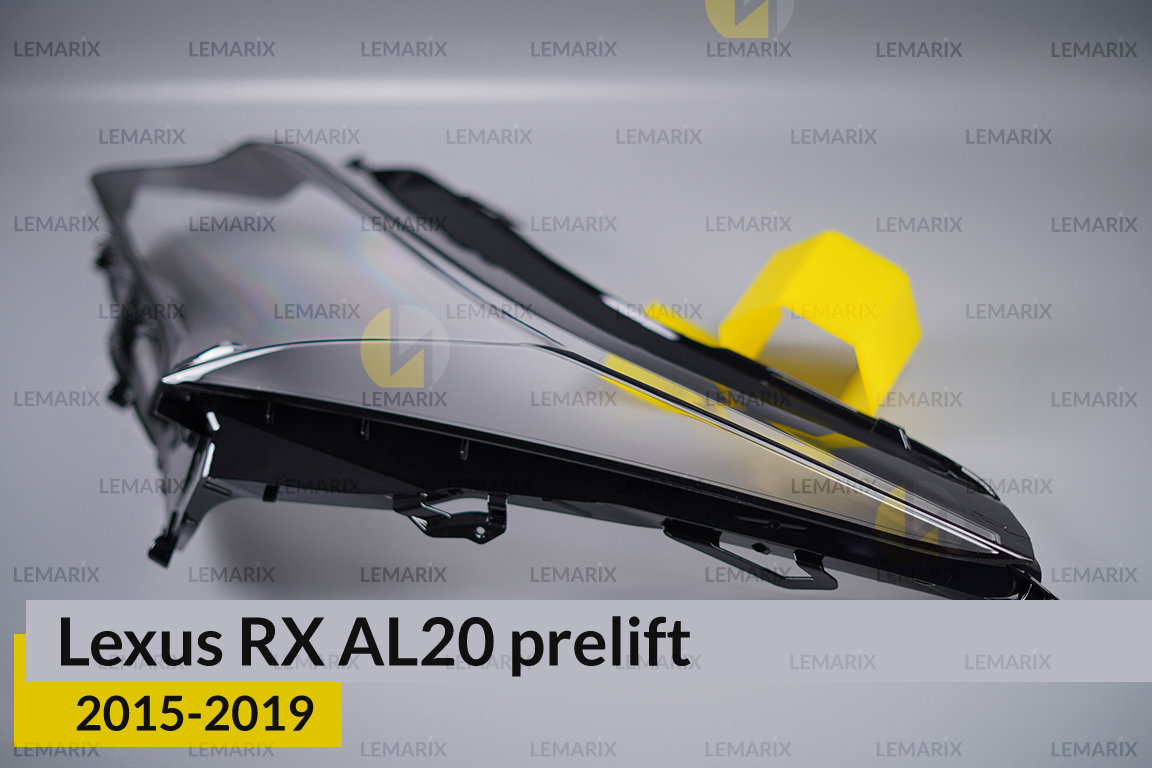 Скло фари Lexus RX AL20 (2015-2019) дорест ліве