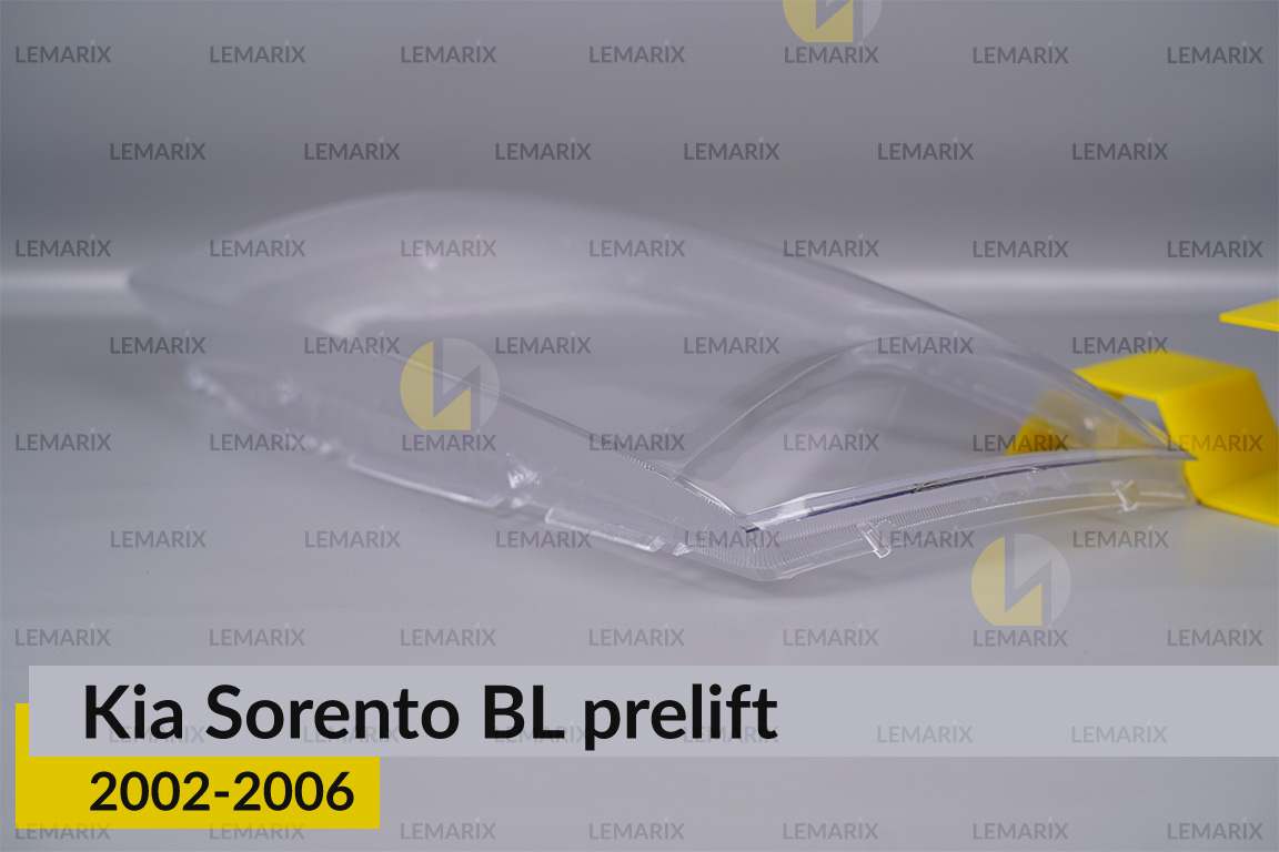 Скло фари KIA Sorento BL (2002-2006) дорест ліве
