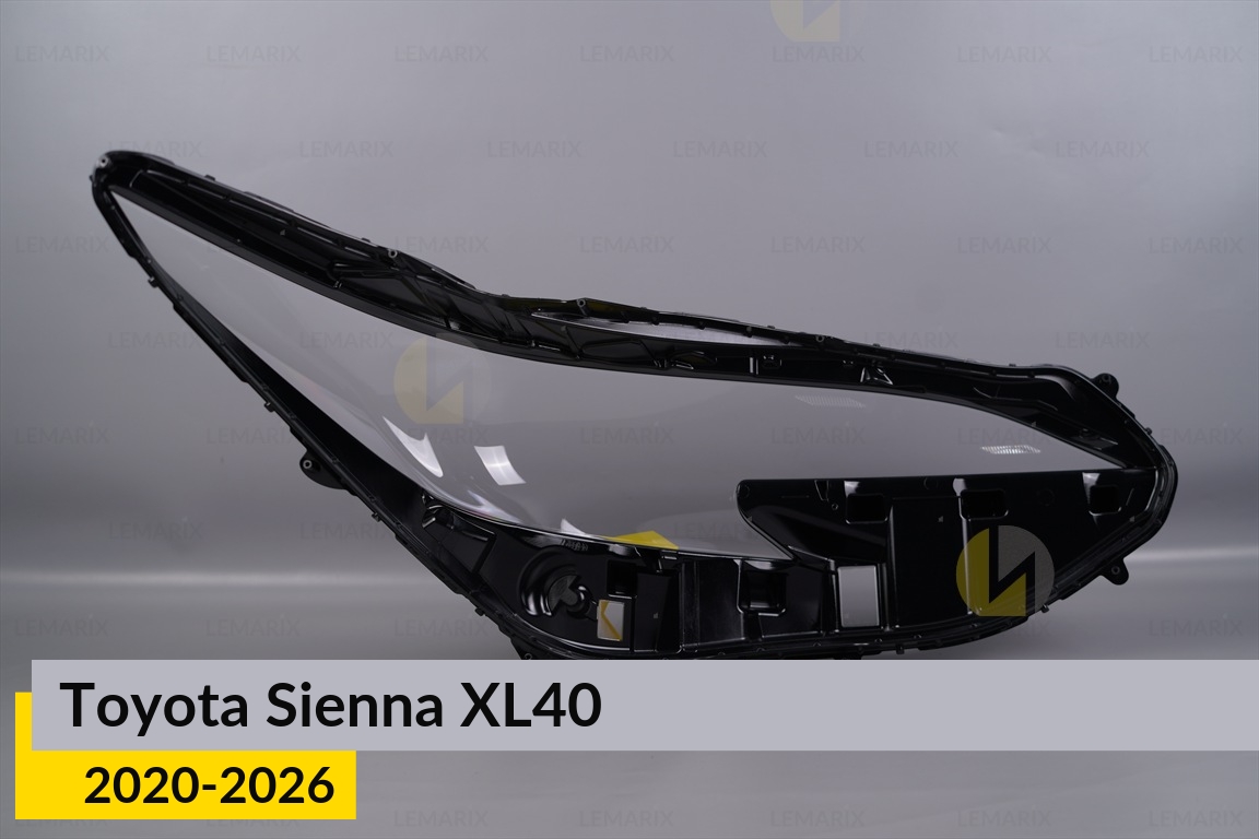 Скло фари Toyota Sienna XL40 (2020-2026) ліве