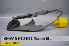 Декоративна маска BMW 5 F10 F11 Xenon (2013-2017) рест ліва