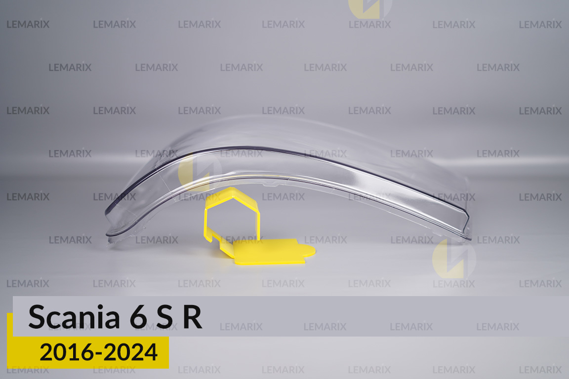 Скло фари Scania 6 S R (2016-2026) ліве