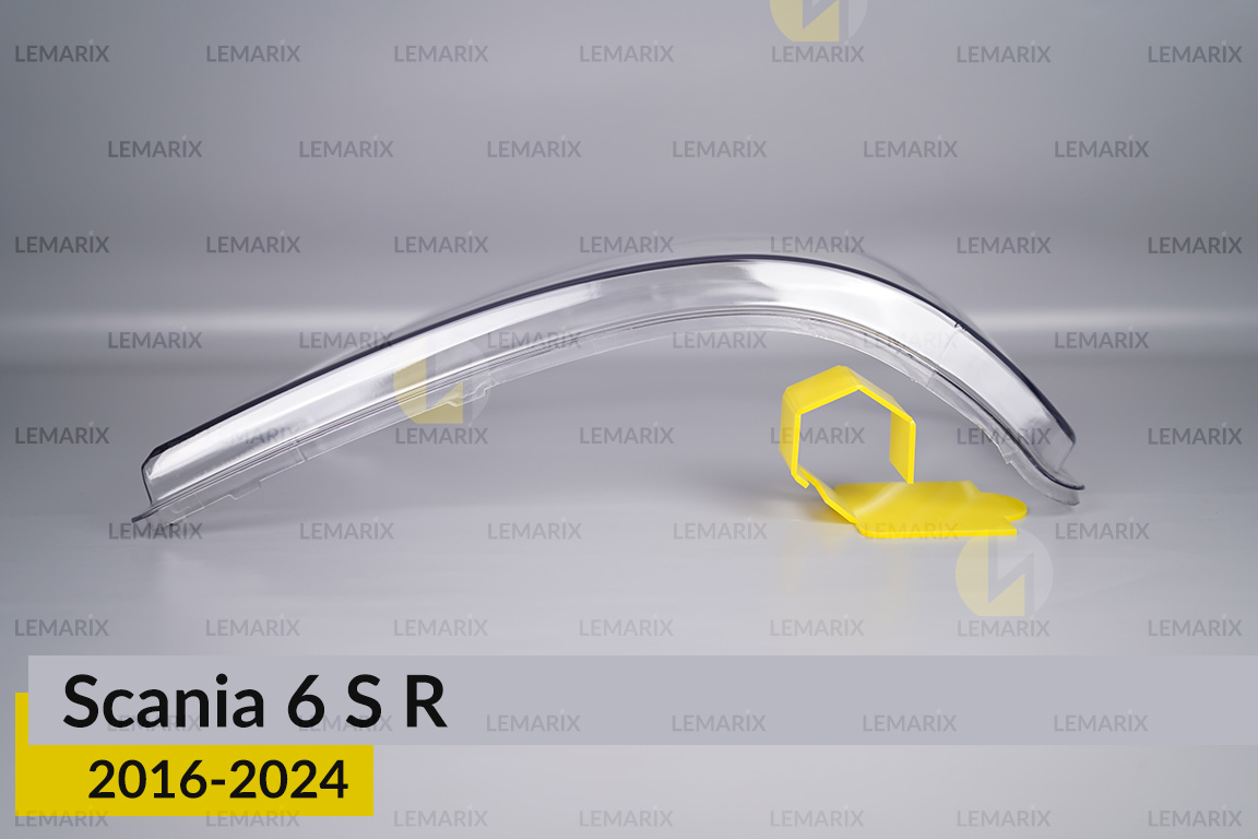 Скло фари Scania 6 S R (2016-2026) ліве