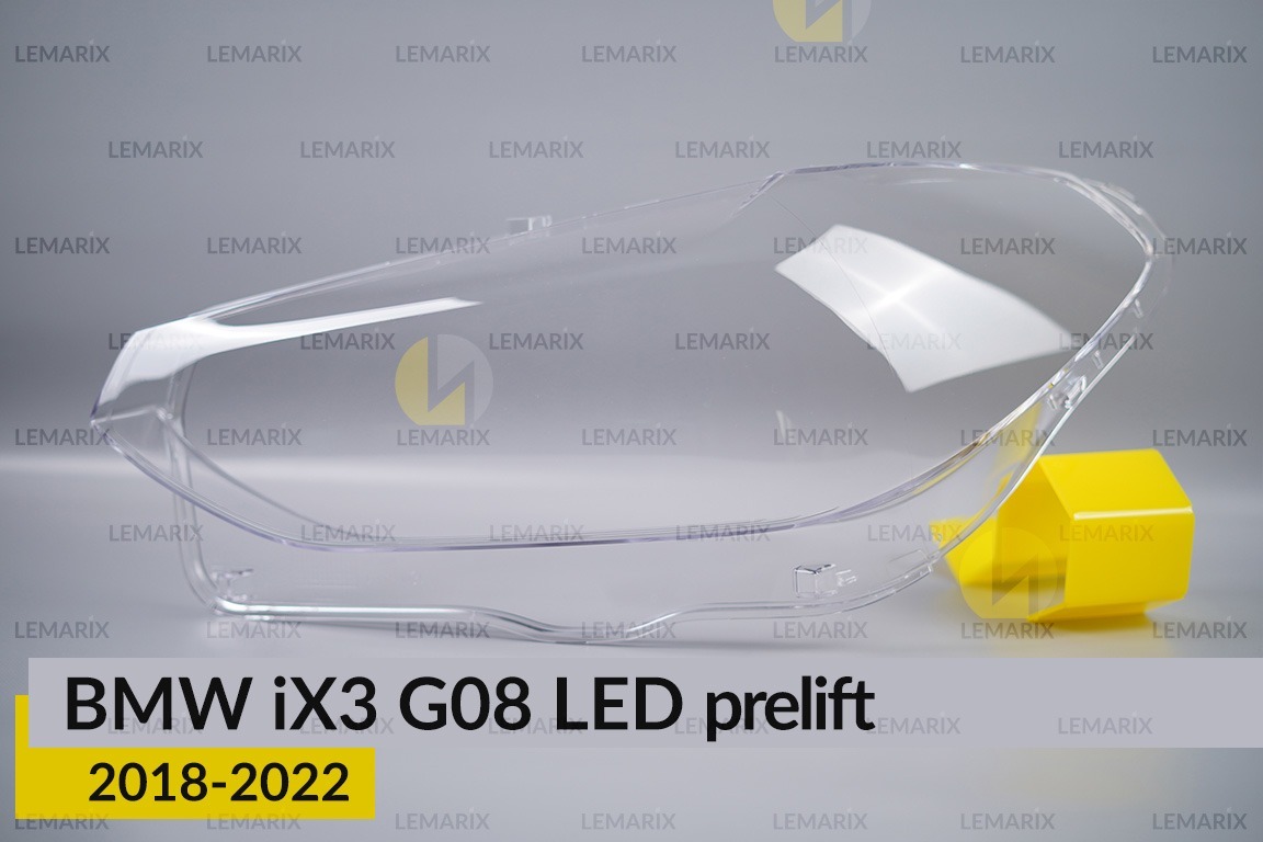 Скло фари BMW iX3 G08 LED (2018-2022) дорест ліве