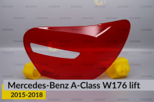 Стекло заднего фонаря Mercedes-Benz A-Class W176 (2015-2018) рест правое