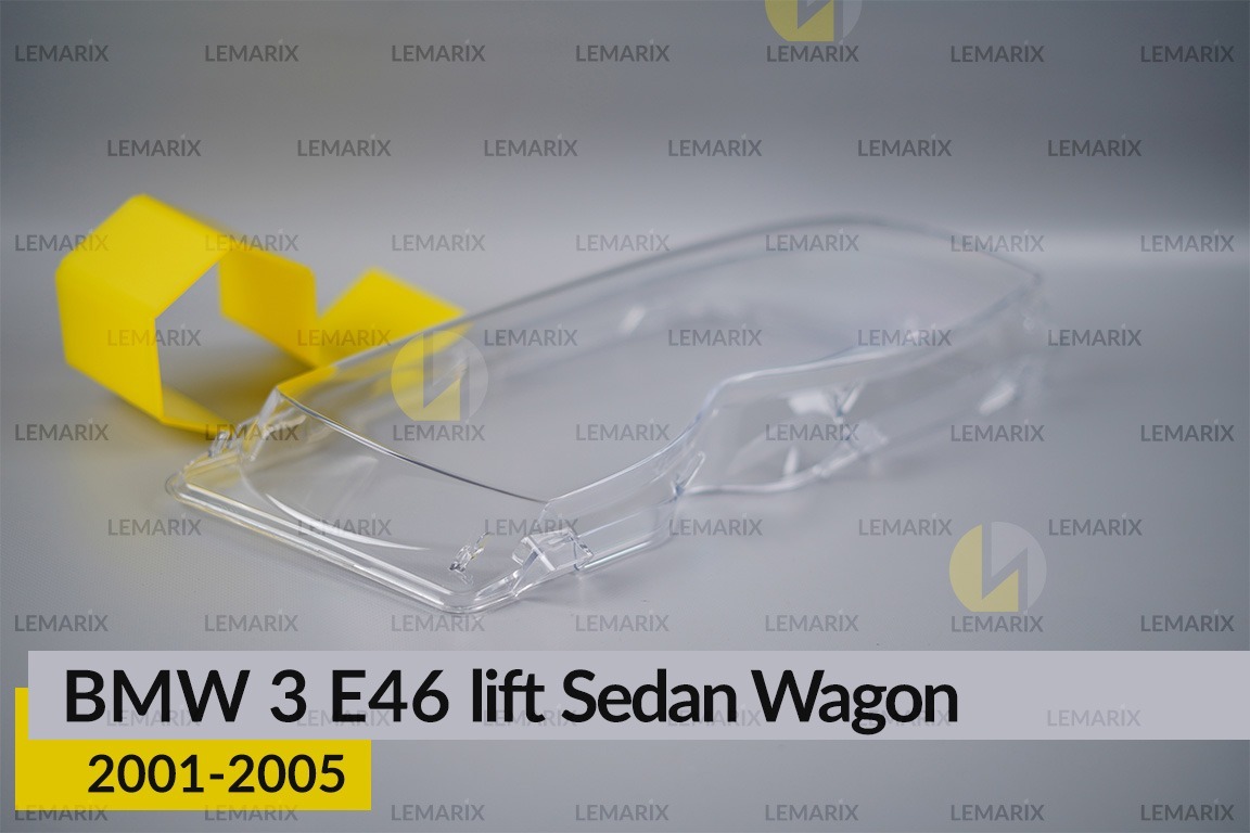 Скло фари BMW 3 E46 Sedan Wagon (2001-2005) рест праве