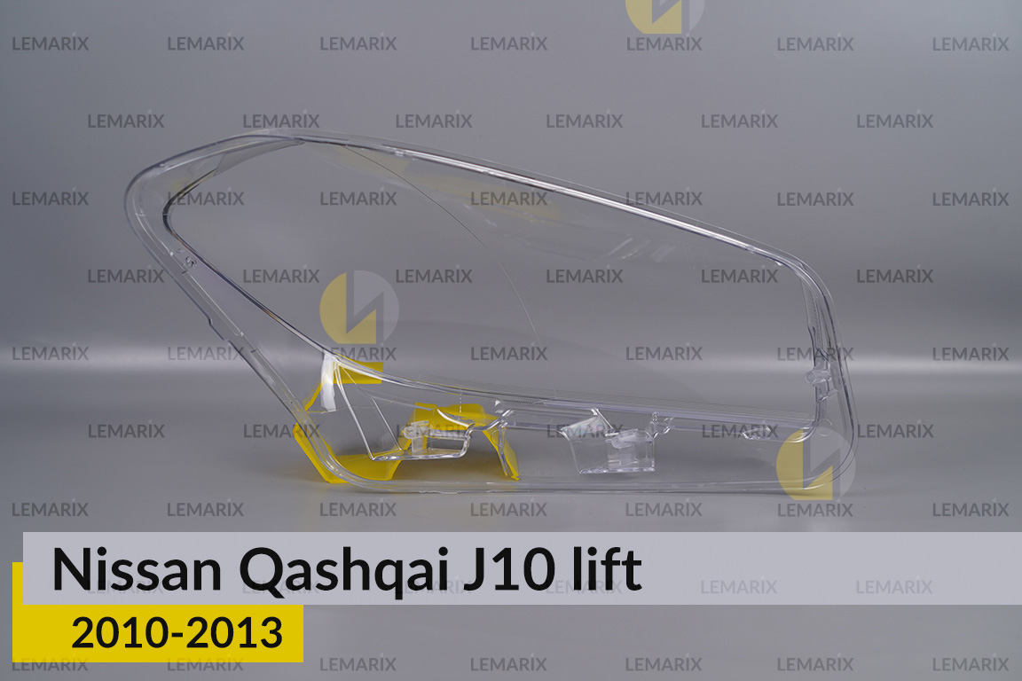 Скло фари Nissan Qashqai J10 (2010-2013) рест ліве