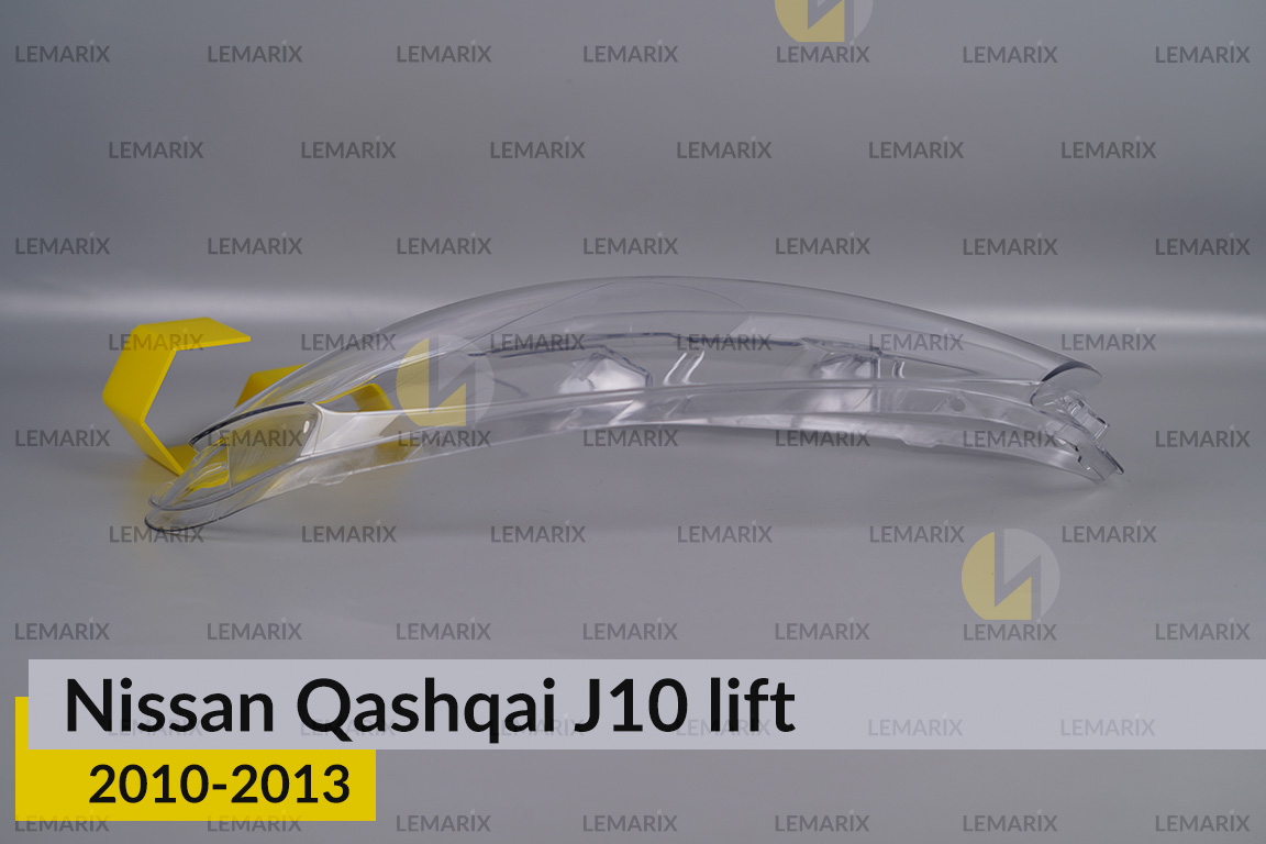 Скло фари Nissan Qashqai J10 (2010-2013) рест ліве